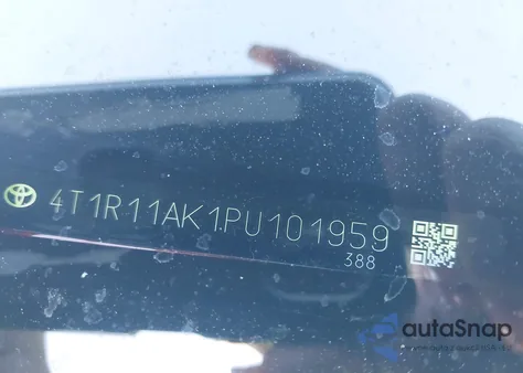 2023 Toyota Camry Le from USA, damaged, VIN 4T1R11AK1PU101959